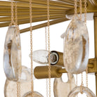 Arteriors - DMC33 - Huit Lumières Suspendu - Jacqueline - Ambre