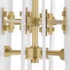 Arteriors - DMC34 - Huit Lumières Suspendu - Klaus - Clair