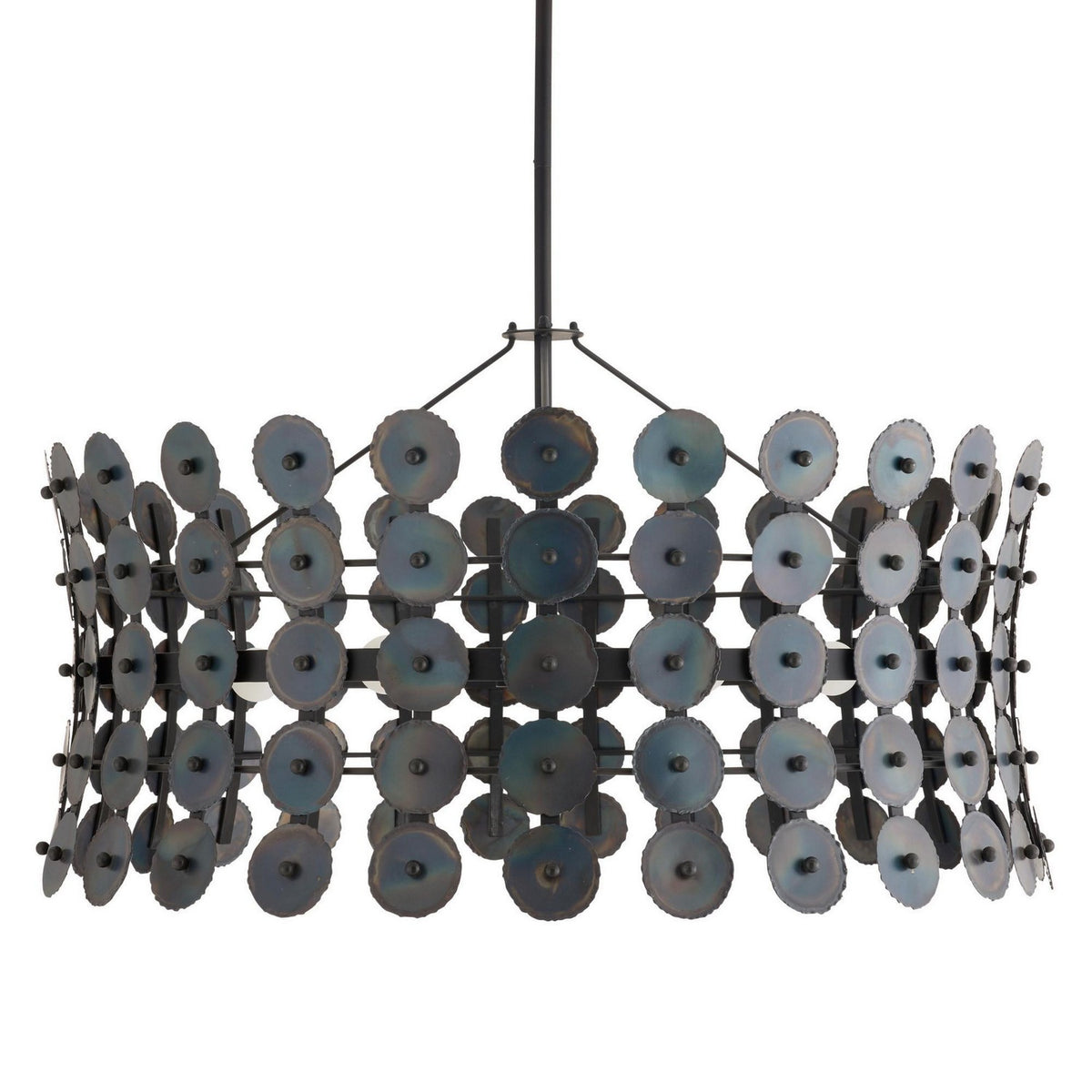 Arteriors - DMI22 - Six Lumières Suspendu - Imperia - Fer brûlé