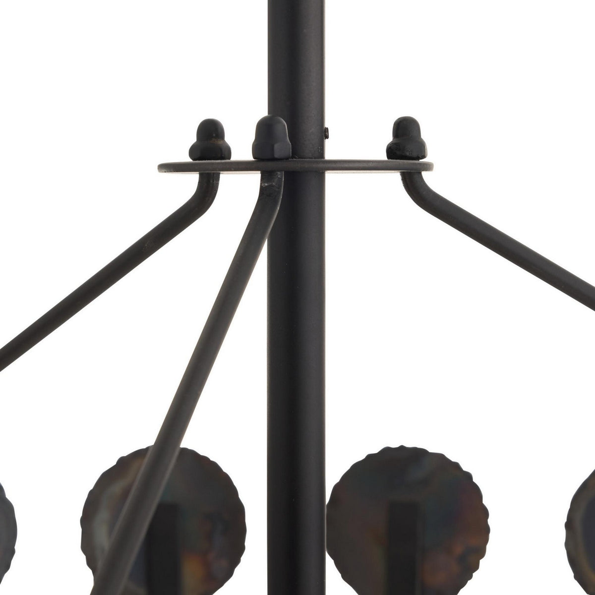 Arteriors - DMI22 - Six Lumières Suspendu - Imperia - Fer brûlé