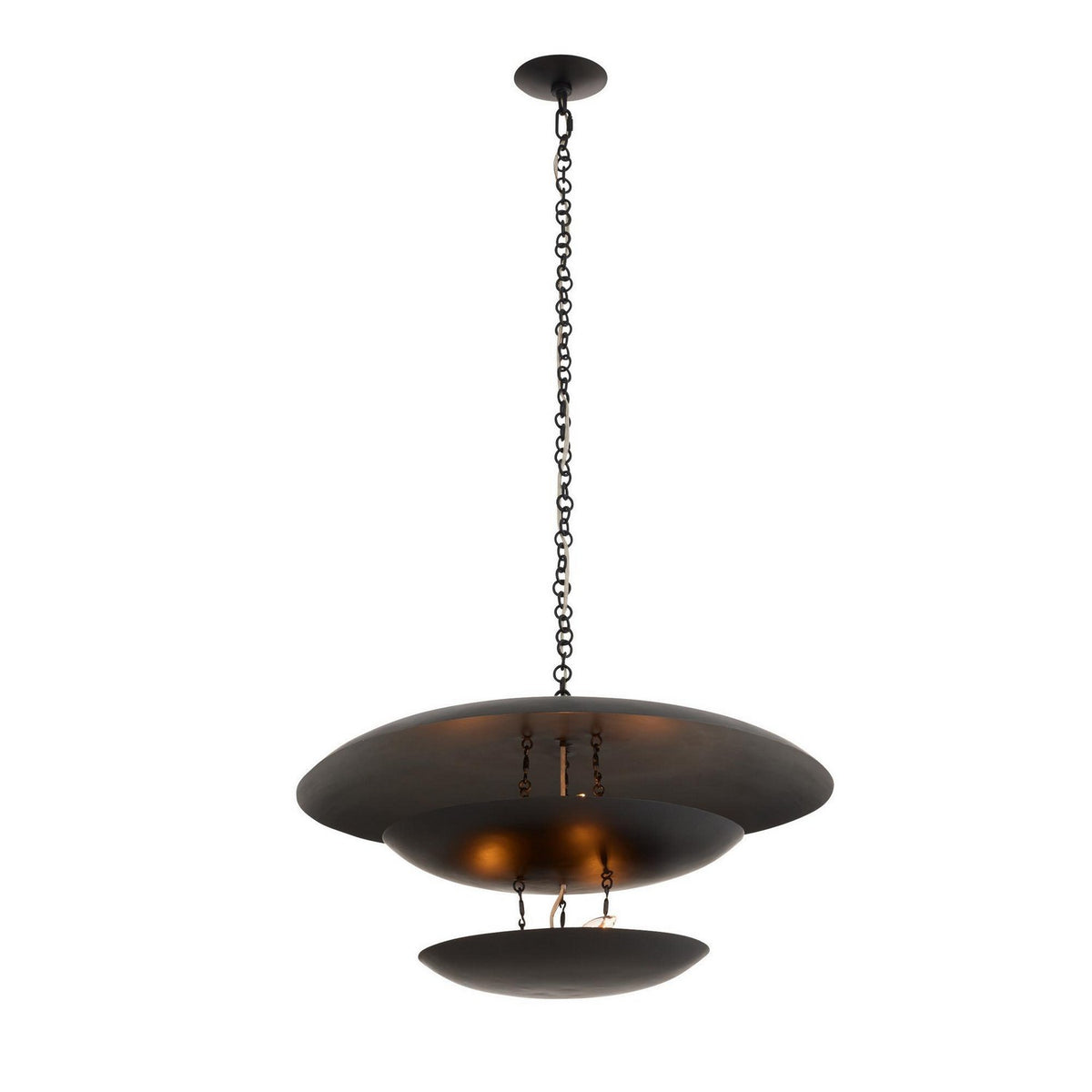 Arteriors - DMI25 - Six Lumières Suspendu - Florko - Fer noirci