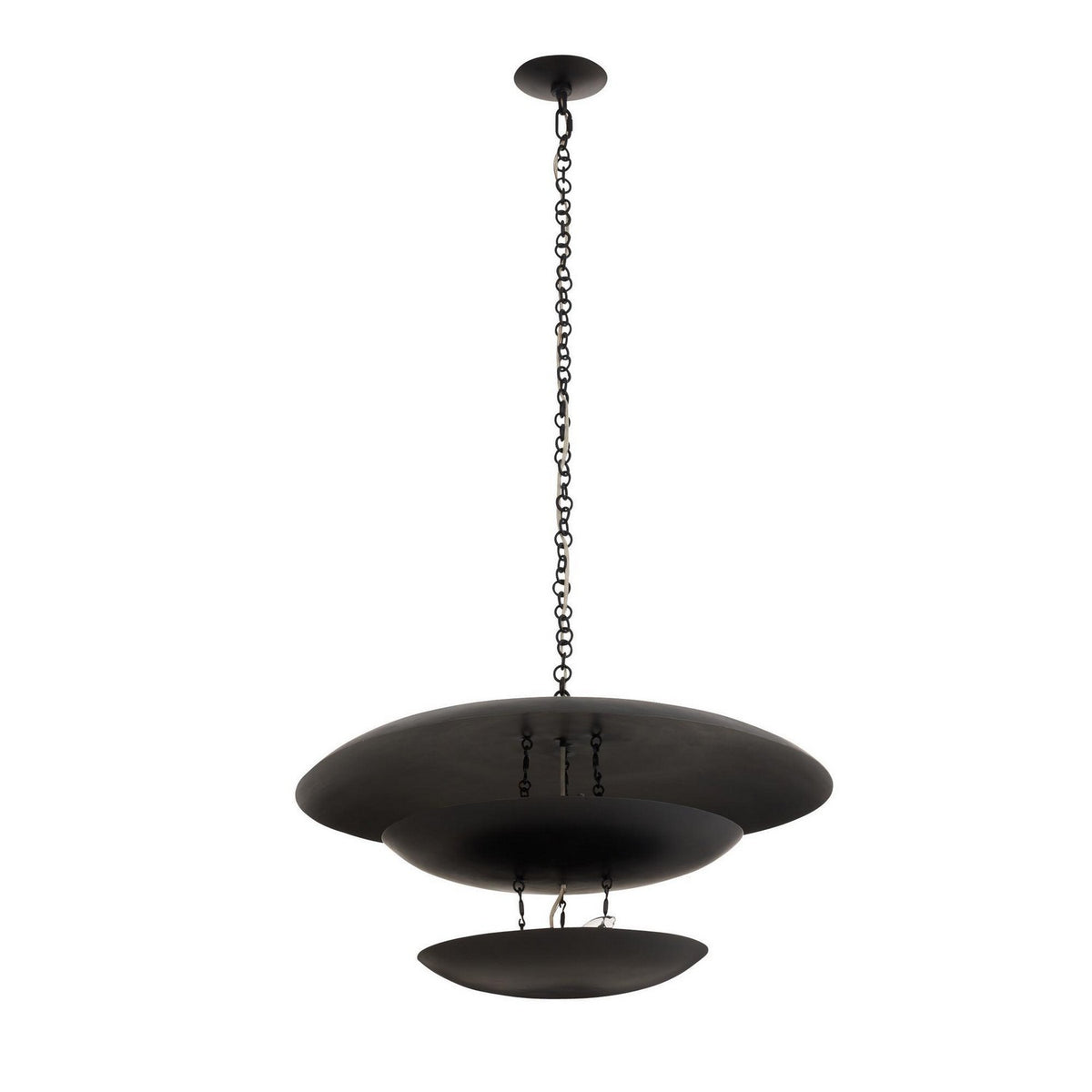Arteriors - DMI25 - Six Lumières Suspendu - Florko - Fer noirci