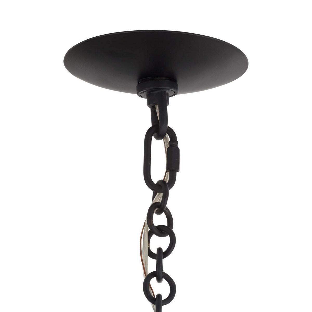 Arteriors - DMI25 - Six Lumières Suspendu - Florko - Fer noirci