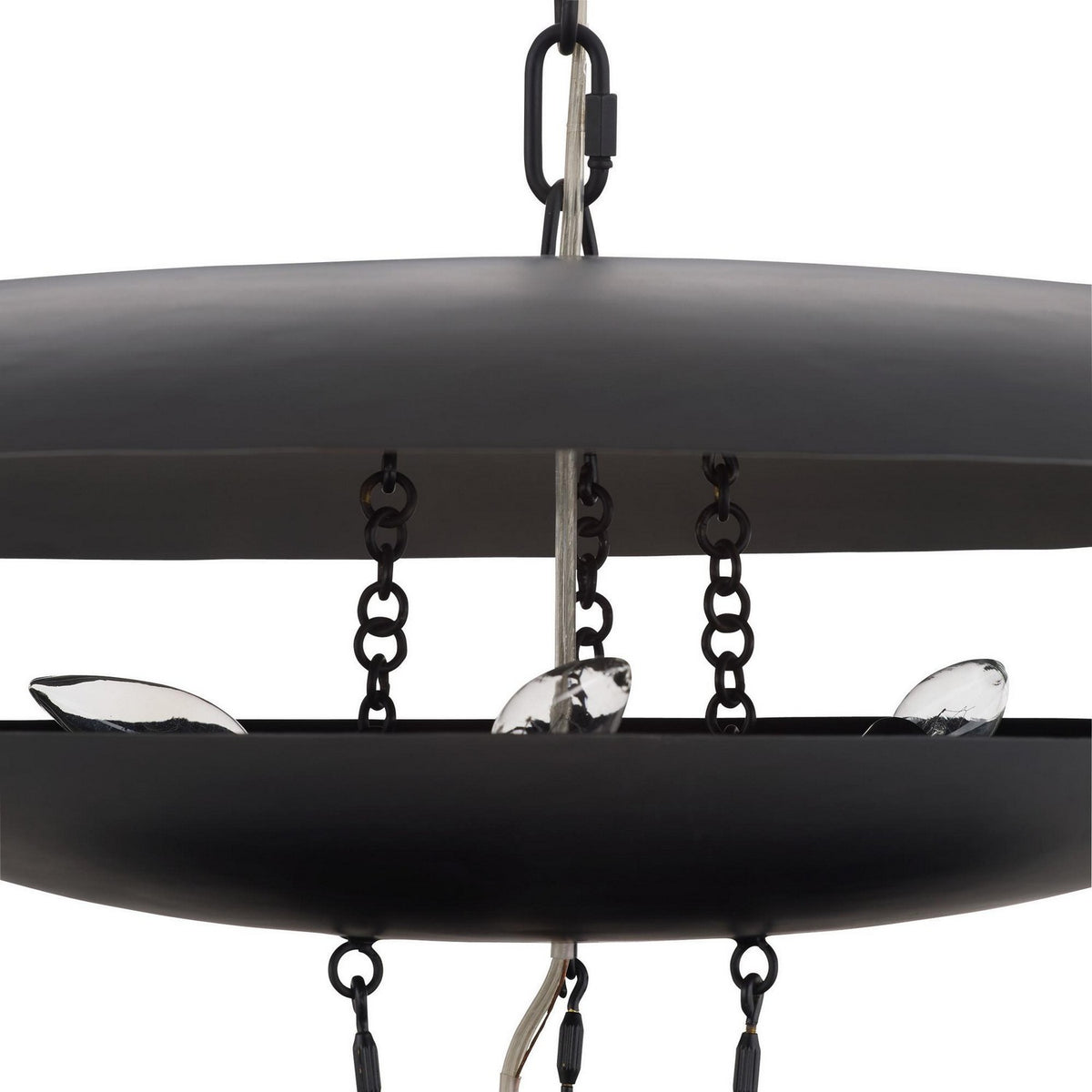 Arteriors - DMI25 - Six Lumières Suspendu - Florko - Fer noirci