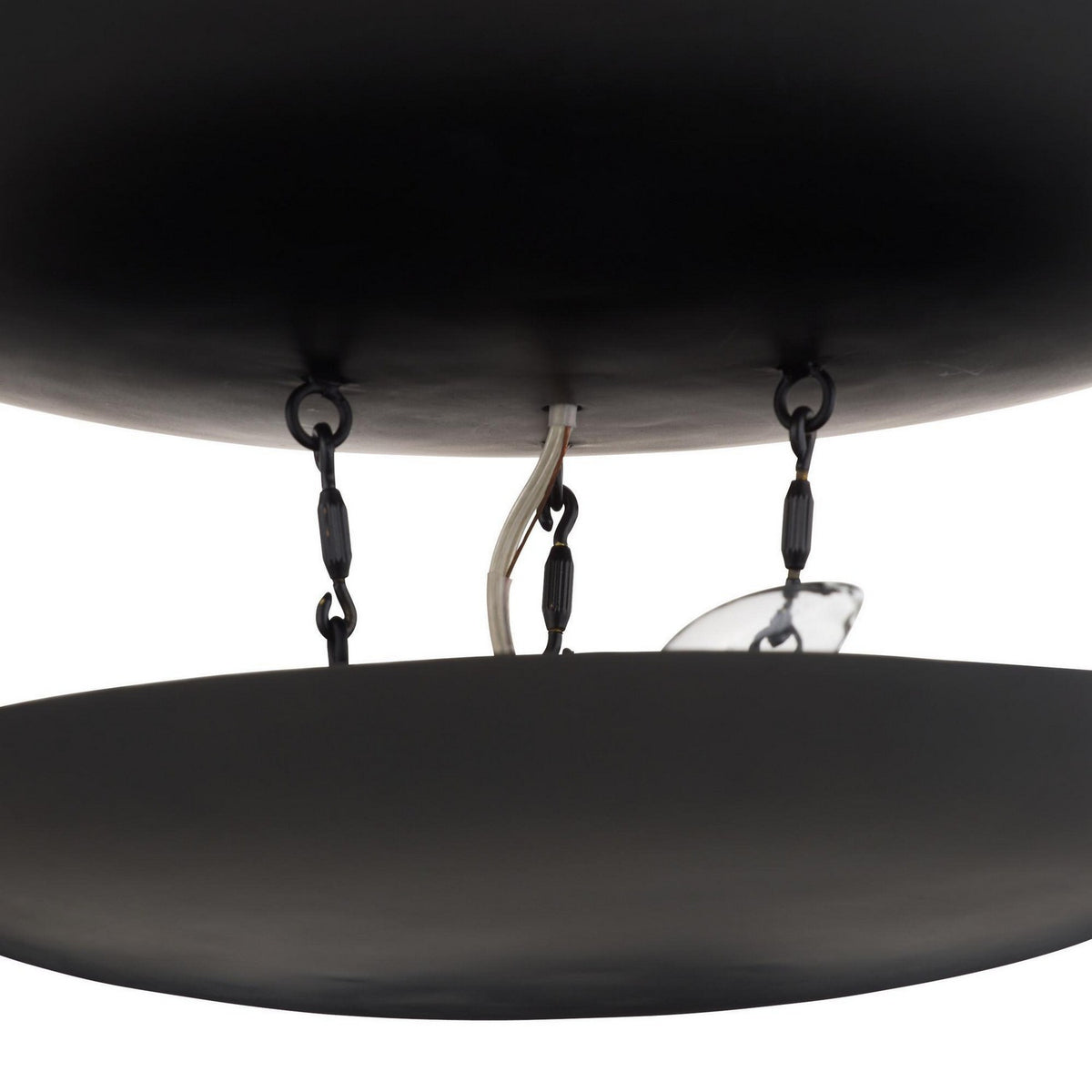 Arteriors - DMI25 - Six Lumières Suspendu - Florko - Fer noirci