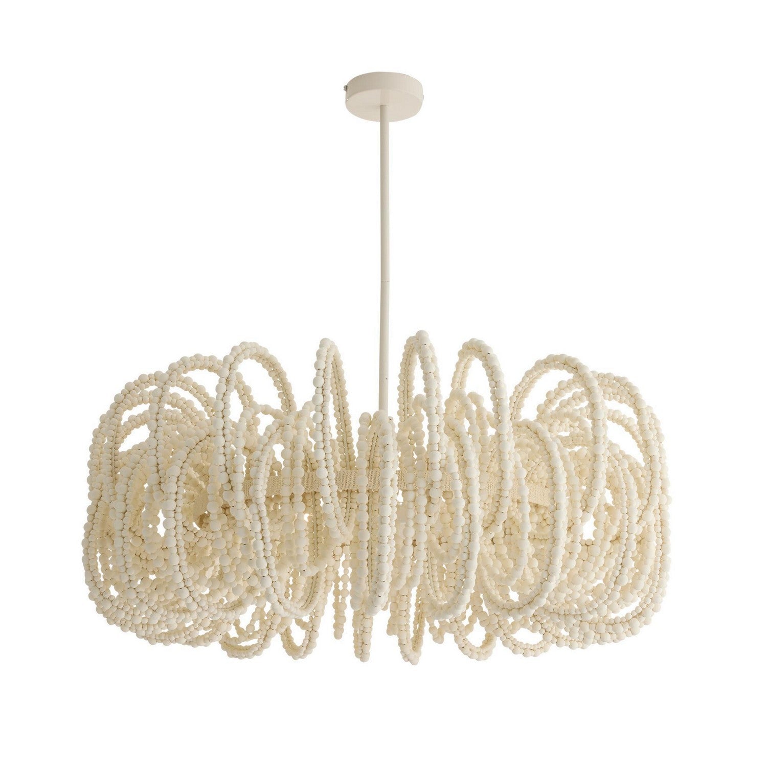 Arteriors - DMS21 - Six Lumières Suspendu - Keely - Blanc