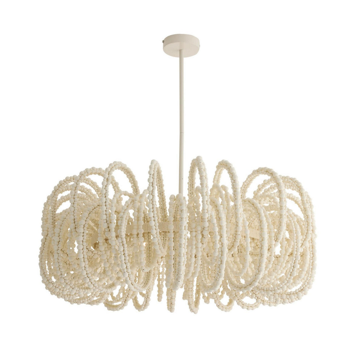 Arteriors - DMS21 - Six Lumières Suspendu - Keely - Blanc