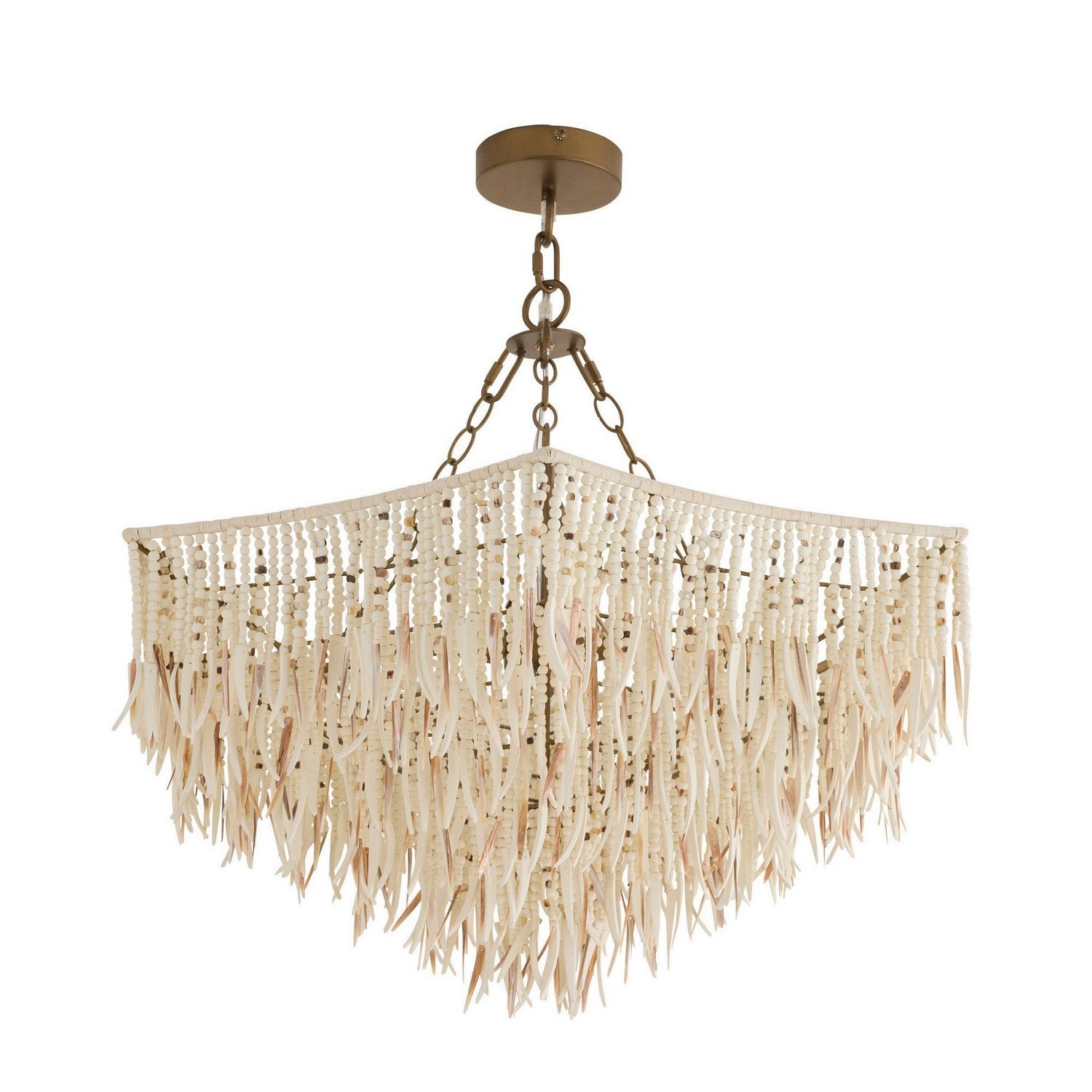 Arteriors - DMS22 - Six Lumières Suspendu - Joséphine - Naturelle