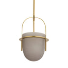 Arteriors - DPC19 - Une lumière Suspension - Kathleen - Fumée givrée