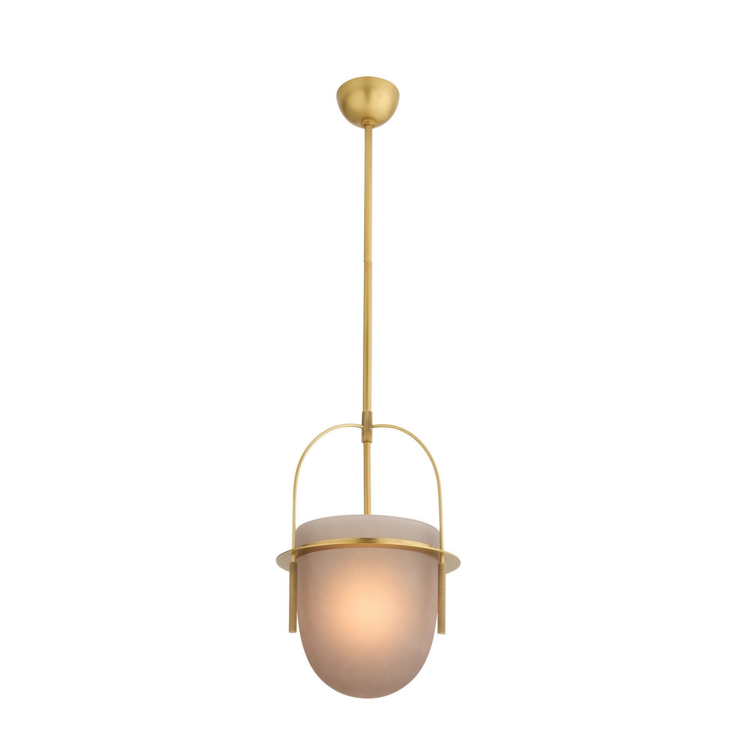 Arteriors - DPC19 - Une lumière Suspension - Kathleen - Fumée givrée