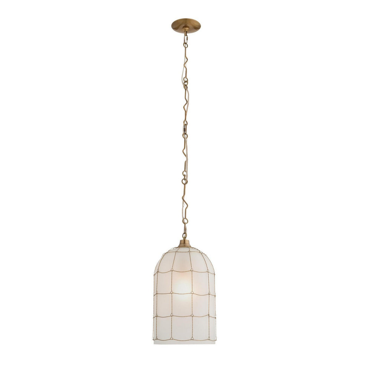 Arteriors - DPI14 - Une lumière Suspension - Jordan - Givré