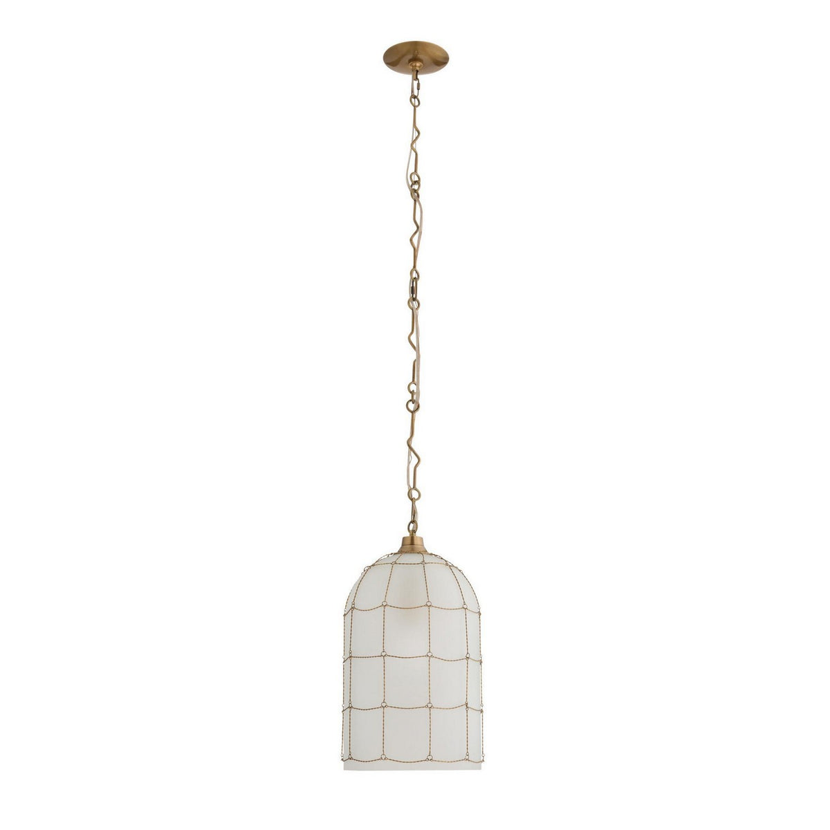 Arteriors - DPI14 - Une lumière Suspension - Jordan - Givré
