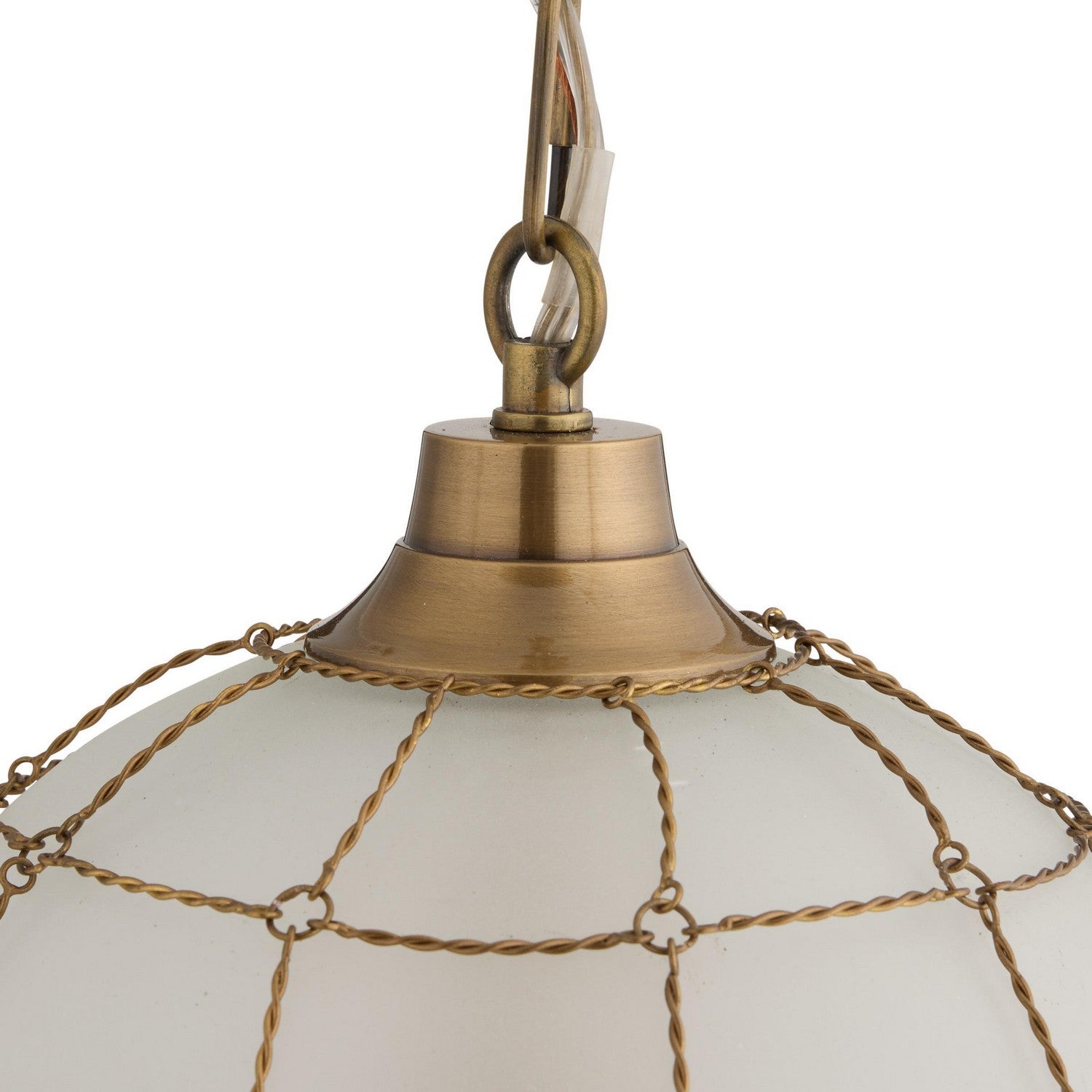 Arteriors - DPI14 - Une lumière Suspension - Jordan - Givré