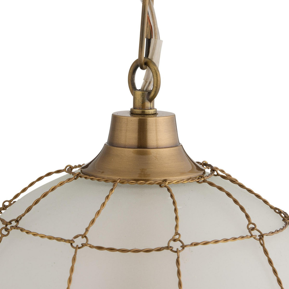 Arteriors - DPI14 - Une lumière Suspension - Jordan - Givré