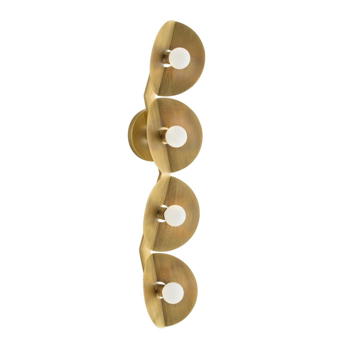 Arteriors - DWC69 - Quatre lumières Murale - Itzia - Laiton antique