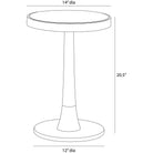 Arteriors - FAI19 - Table d'appoint - Jeanne - Beige