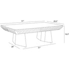 Arteriors - FCI24 - Table basse - Jetson - Tabac lavé