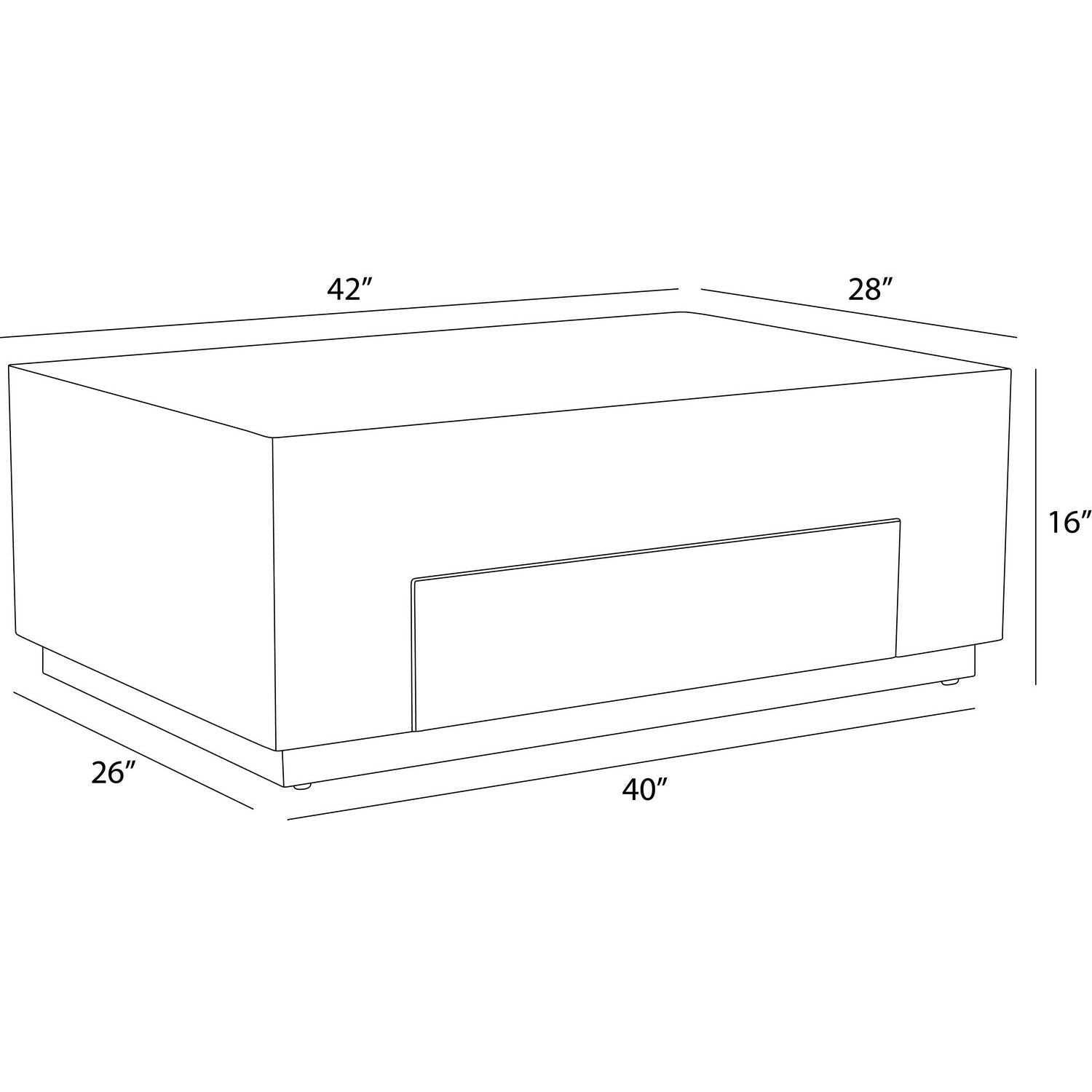 Arteriors - FCS19 - Cocktail Table - Justice - Oyster