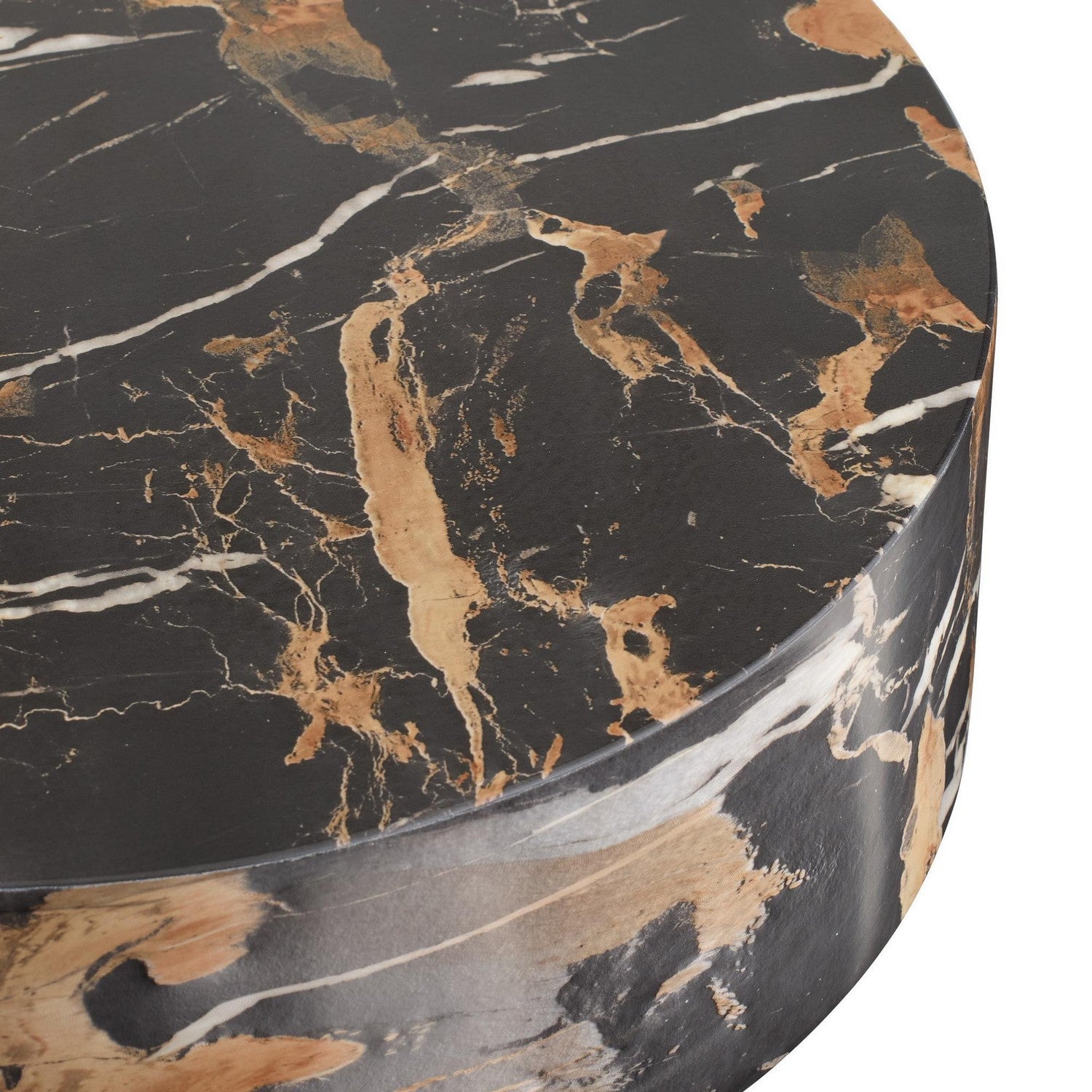 Arteriors - FES16 - Table d'appoint - Kopi - Espresso et blanc
