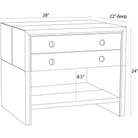 Arteriors - FII07 - Table d'appoint - Joplin - Noir