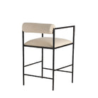 Arteriors FSI19 Barbana Counter Stool in Oxford White