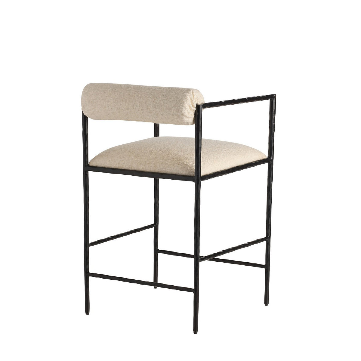 Arteriors FSI19 Barbana Counter Stool in Oxford White