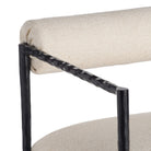 Arteriors FSI19 Barbana Counter Stool in Oxford White