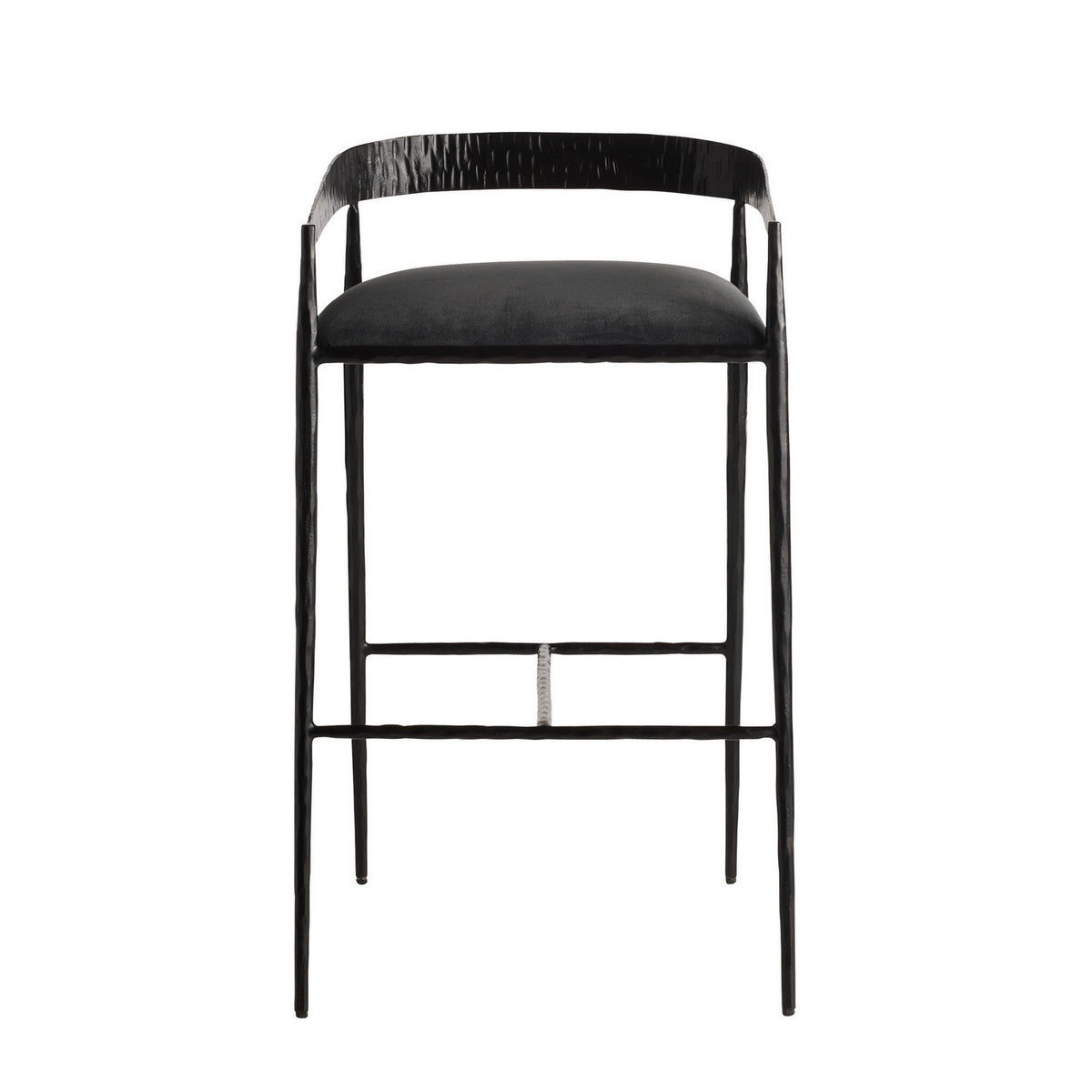 Arteriors FSI22 Ansel Bar Stool in Midnight Grey