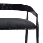 Arteriors FSI22 Ansel Bar Stool in Midnight Grey
