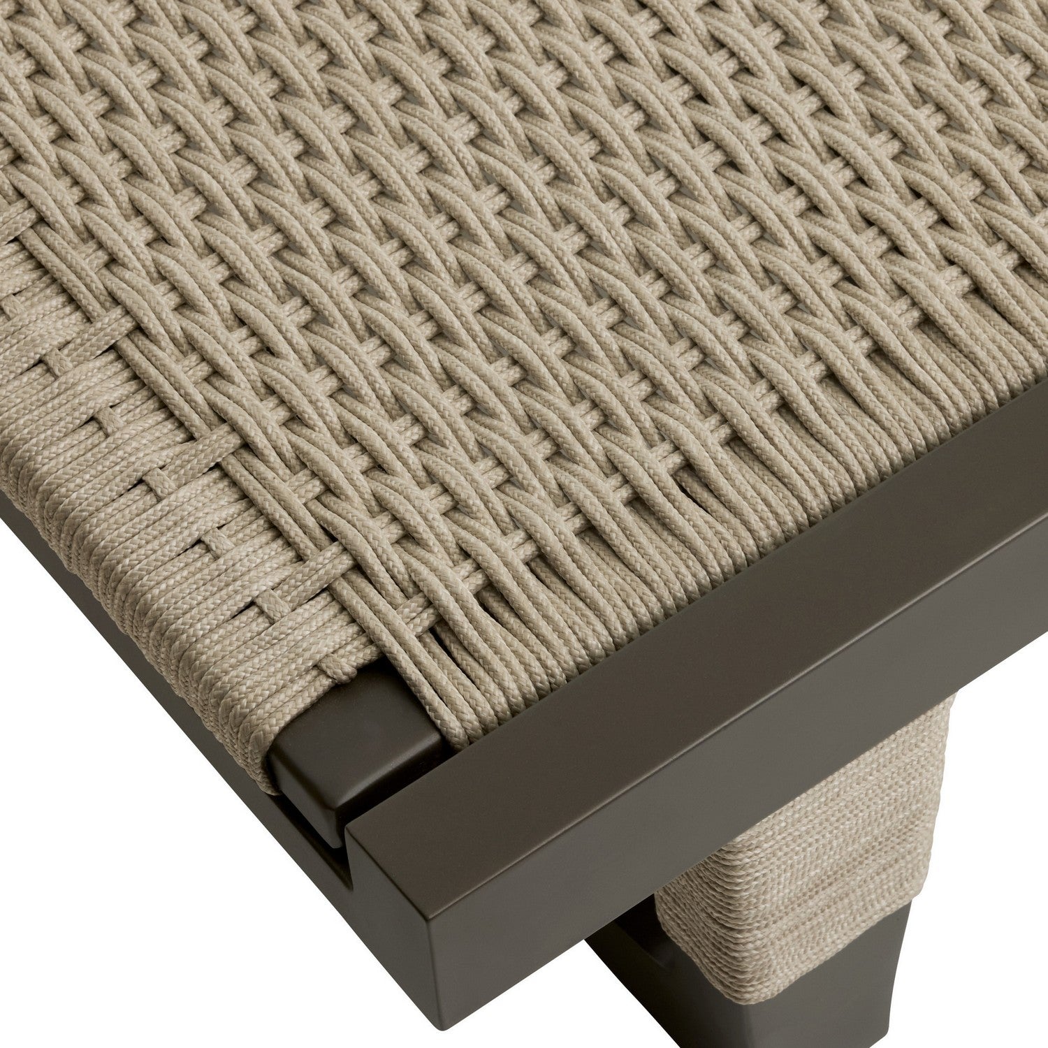 Arteriors - FTS03 - Chaise longue d'extérieur avec accoudoirs - Daytona - Buff