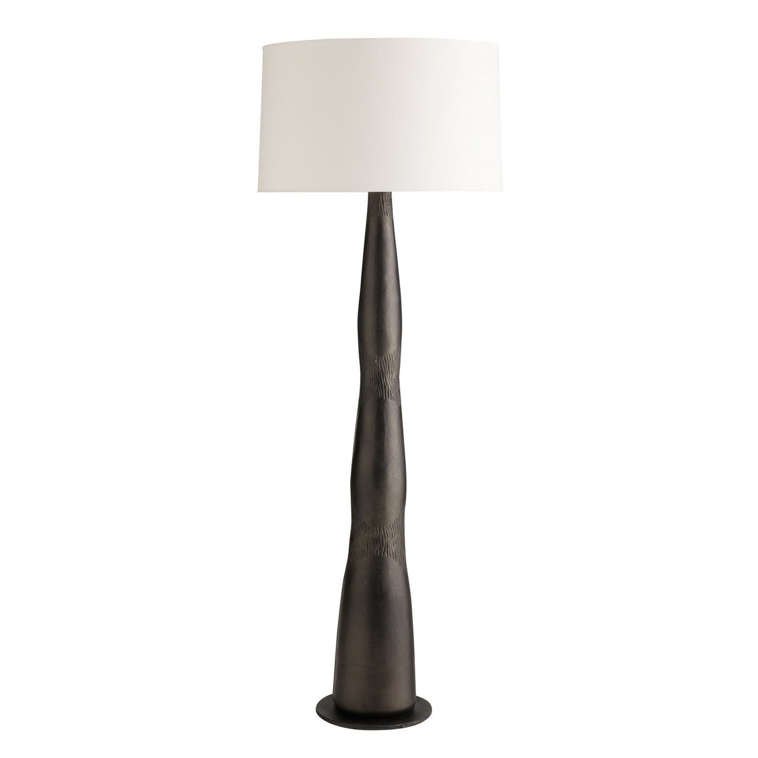 Arteriors - PFI19-754 - One Light Floor Lamp - Kash - Antiqued Aluminum