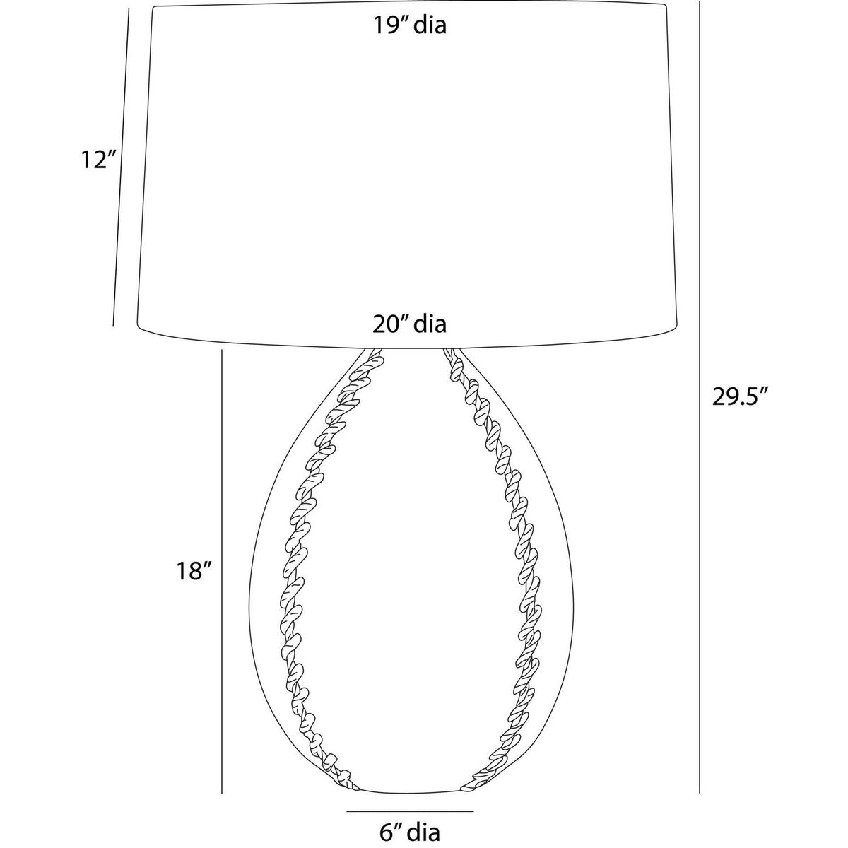 Arteriors - PTS21-SH012 - Une lumière Lampe de table - Jaxx - Réactif à la glace