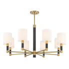 Savoy House - 1-4605-8-322 - Eight Light Chandelier - Conrad - Warm Brass