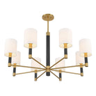 Savoy House - 1-4605-8-322 - Eight Light Chandelier - Conrad - Warm Brass