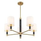 Savoy House - 1-4606-5-322 - Five Light Chandelier - Conrad - Warm Brass