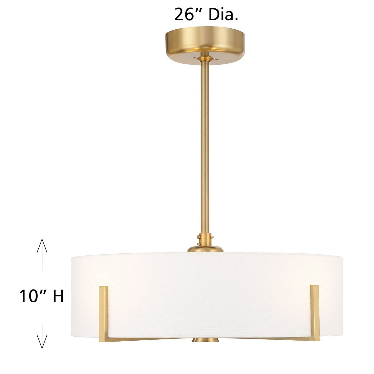 Savoy House - 26-FD-775-322 - LED Fan D'Lier - Mansell - Warm Brass