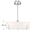 Savoy House - 26-FD-775-SN - LED Fan D'Lier - Mansell - Satin Nickel
