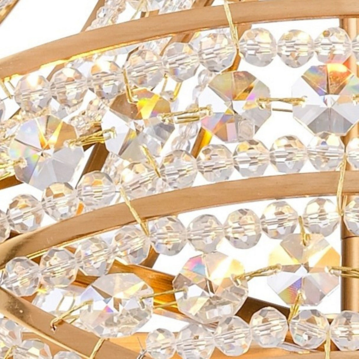 Arabela Lighting - 85231-6 - Six Light Chandelier - Anastasia - Lacquered Gold