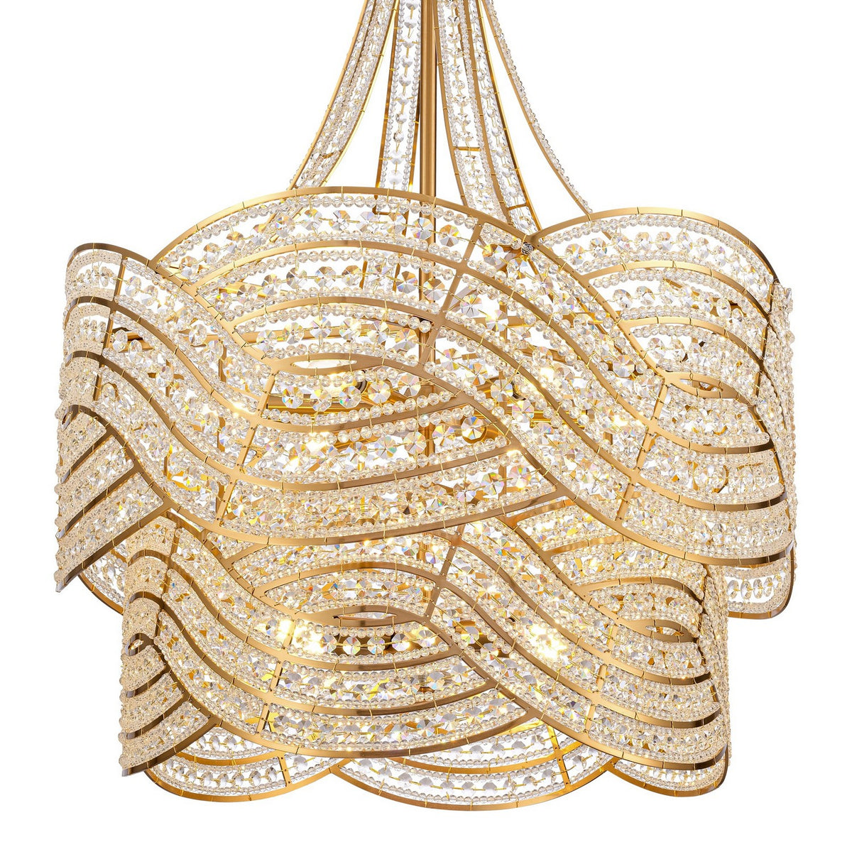 Arabela Lighting - 85232-12 - 12 Light Chandelier - Anastasia - Lacquered Gold