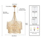 Arabela Lighting - 85232-12 - 12 Light Chandelier - Anastasia - Lacquered Gold