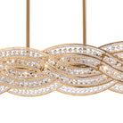 Arabela Lighting - 85234-8 - Eight Light Linear Chandelier - Anastasia - Lacquered Gold