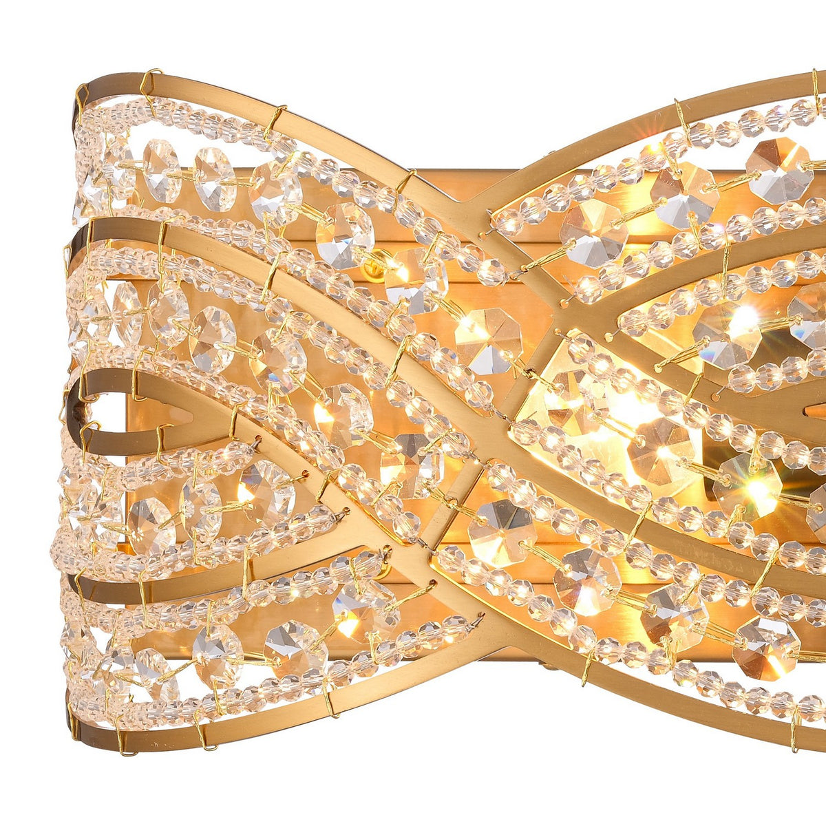 Arabela Lighting - 85236-3 - Three Light Vanity - Anastasia - Lacquered Gold