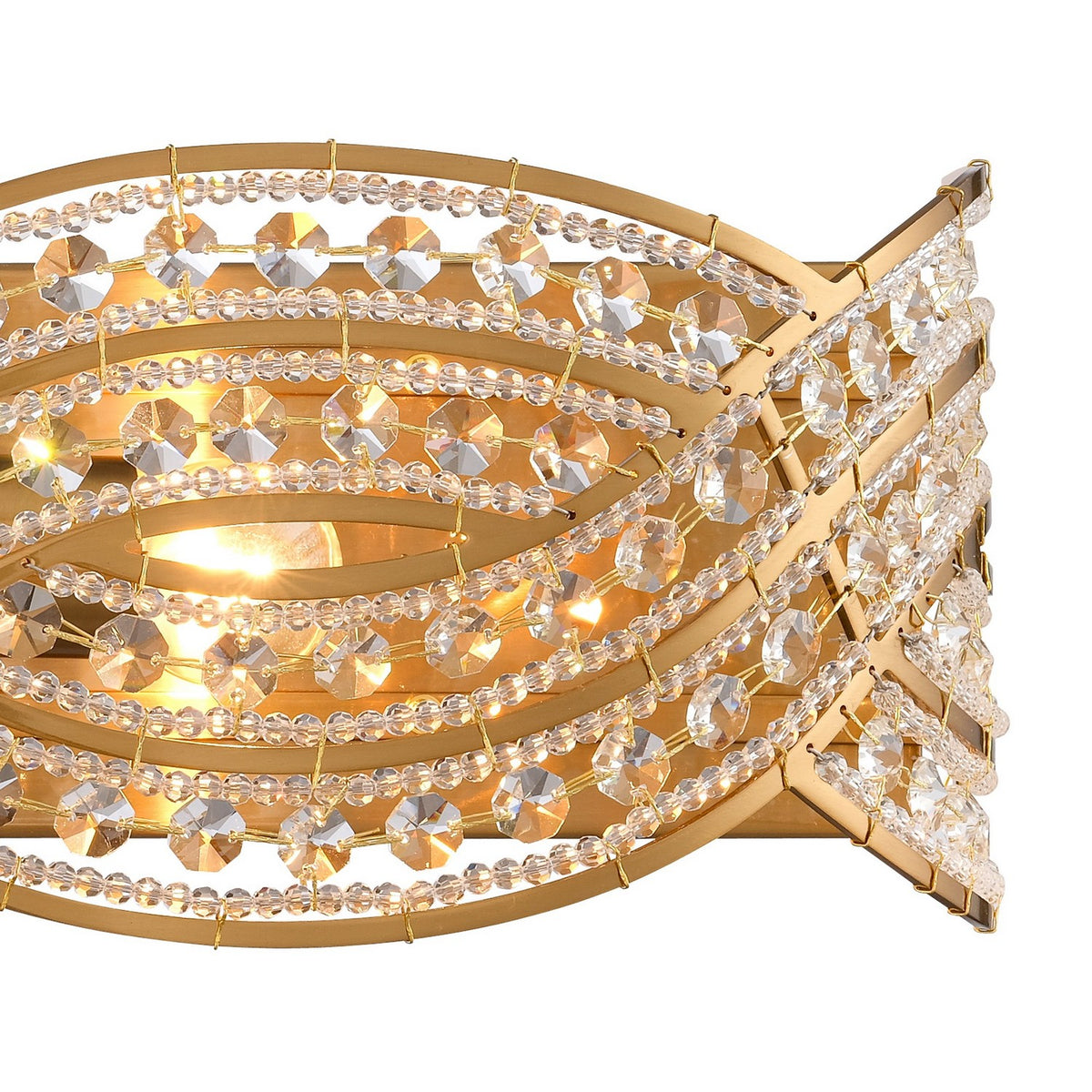 Arabela Lighting - 85237-4 - Four Light Vanity - Anastasia - Lacquered Gold