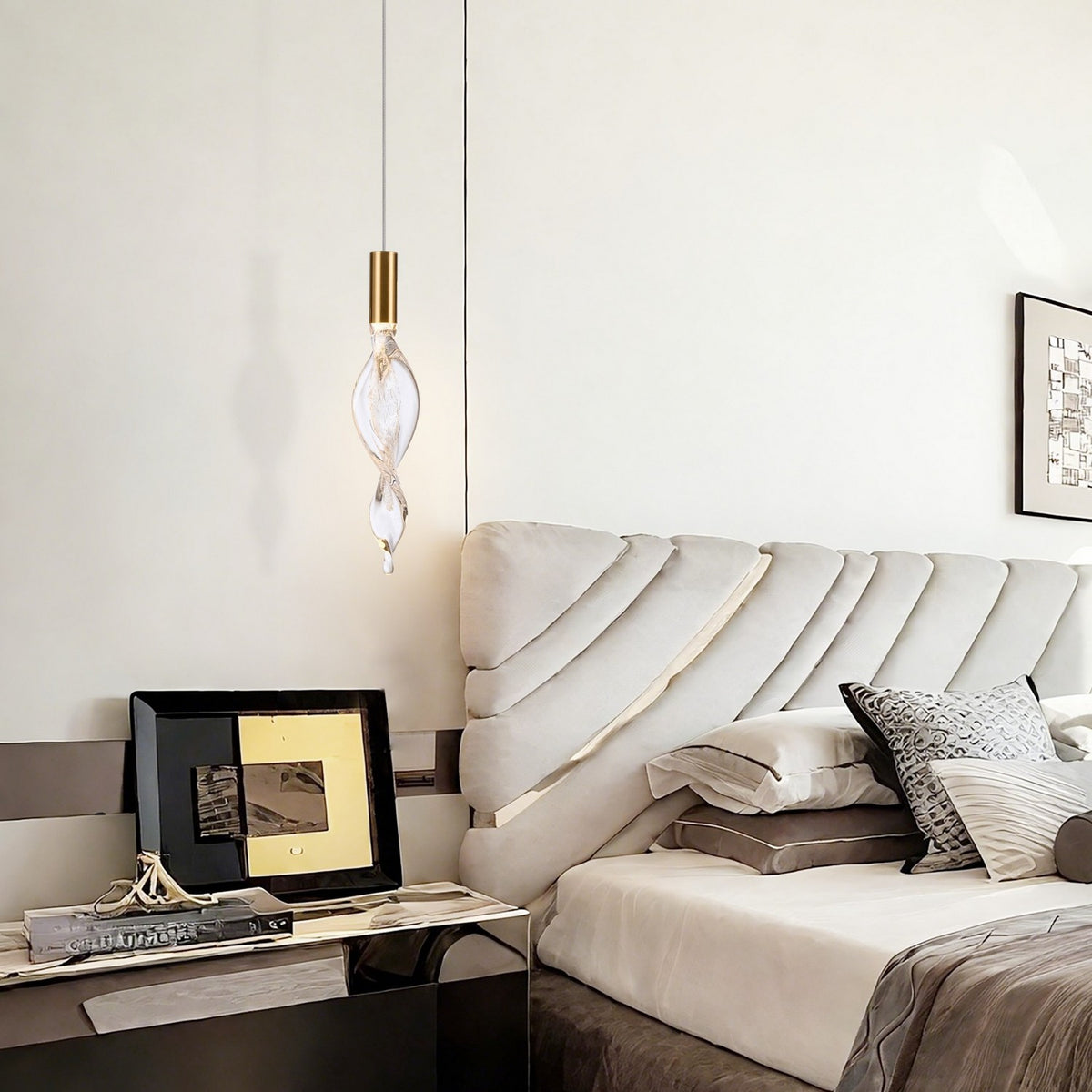 Arabela Lighting - 85211-1 - LED Pendant - Aurora - Natural Brass