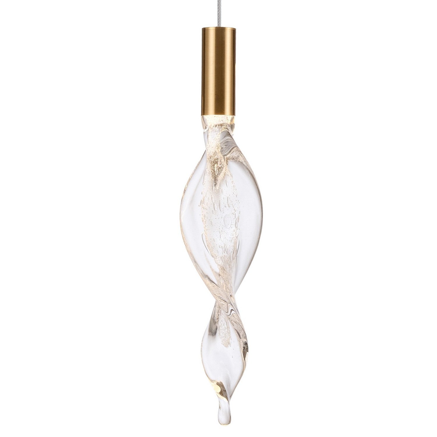 Arabela Lighting - 85215-10 - LED Linear Pendant - Aurora - Natural Brass