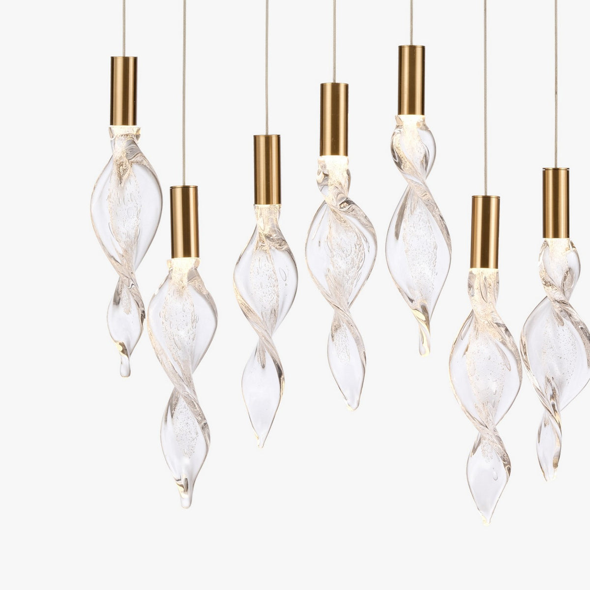 Arabela Lighting - 85215-10 - LED Linear Pendant - Aurora - Natural Brass