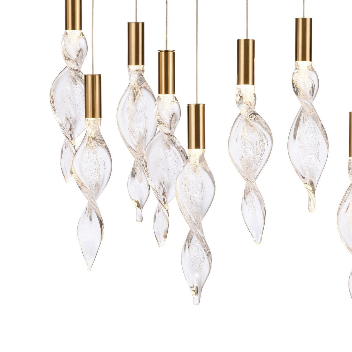 Arabela Lighting - 85216-14 - LED Linear Pendant - Aurora - Natural Brass