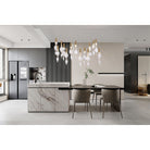 Arabela Lighting - 85216-14 - LED Linear Pendant - Aurora - Natural Brass