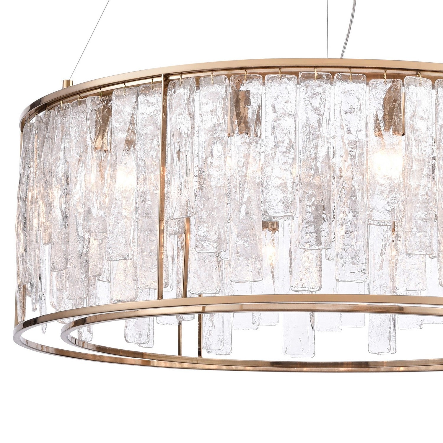 Arabela Lighting - 85171-12 - 12 Light Pendant - Boundaries - Lacquered Gold