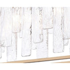 Arabela Lighting - 85172-7 - Seven Light Linear Chandelier - Boundaries - Lacquered Gold